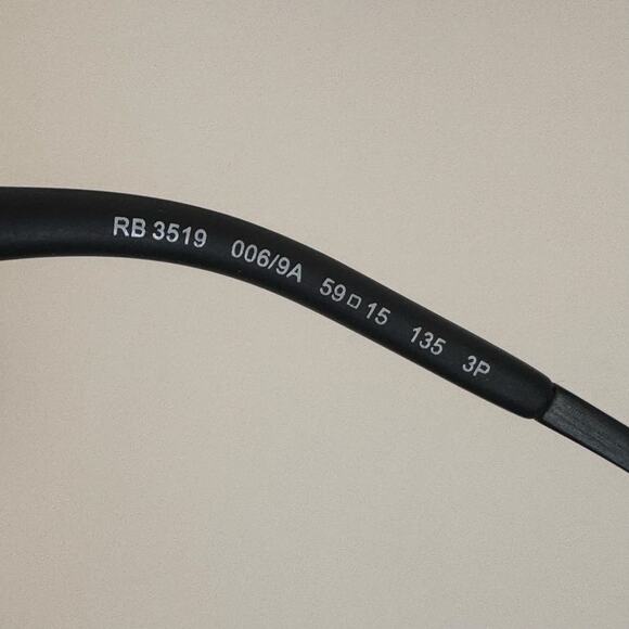 Ray-Ban Men's ORB3519 Polarized Aviator Sunglasses NWT - Picture 8 of 9